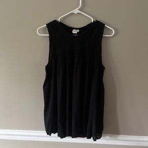 Black baby doll style top
